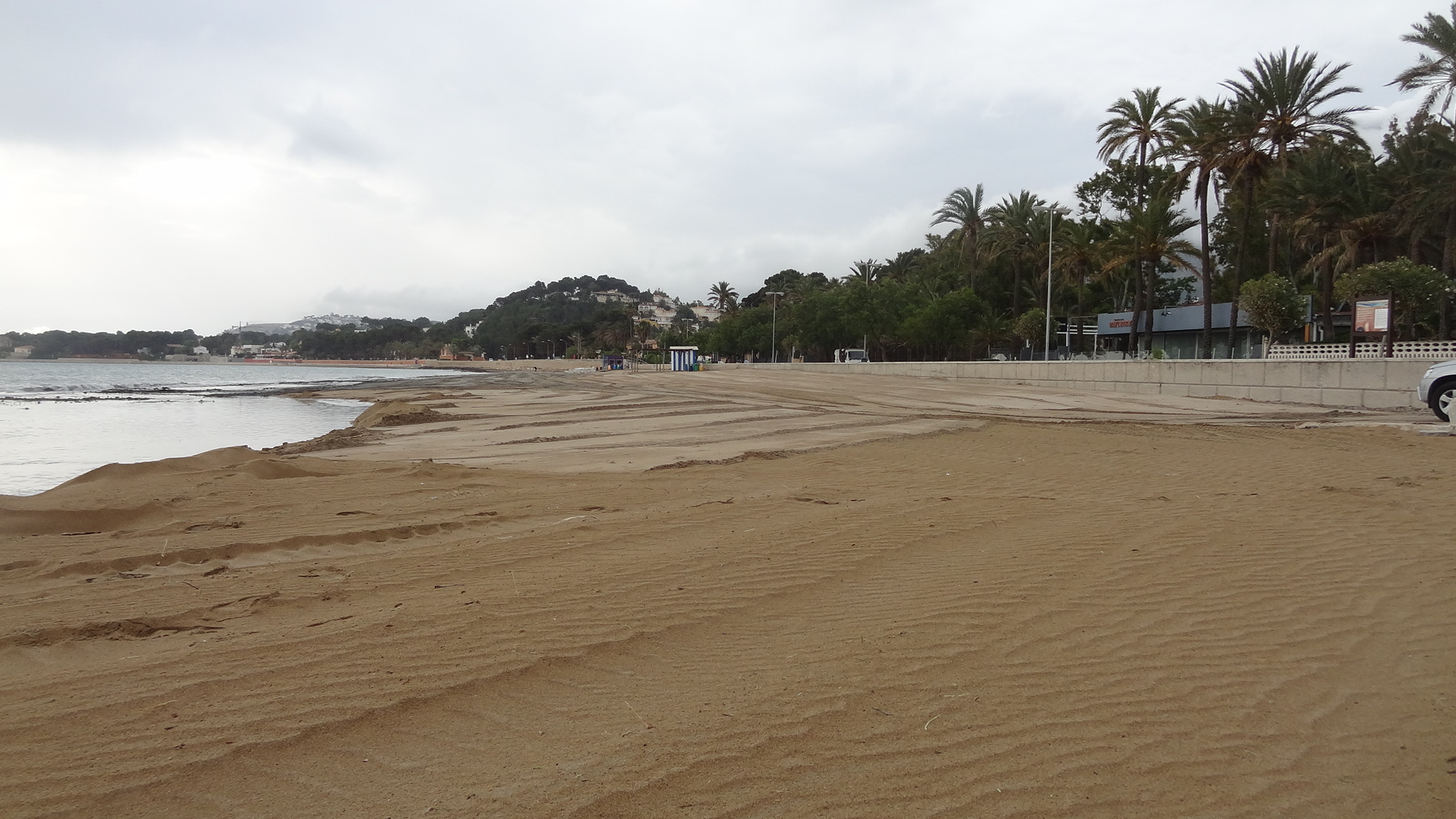 L'Ajuntament realitza treballs de sanejament en la platja de la Marineta Cassiana