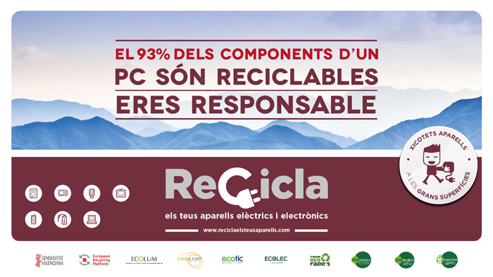 La campanya “Recicla els teus aparells” arriba a Dénia per a conscienciar a la població sobre la importancia del reciclatge 